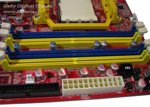  Foxconn A79A-S слоты DIMM 