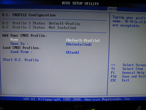  ASUS P6T Deluxe OC Profile 
