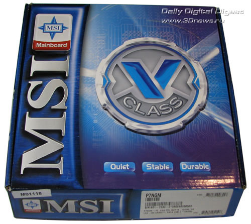  MSI P7NGM, упаковка 