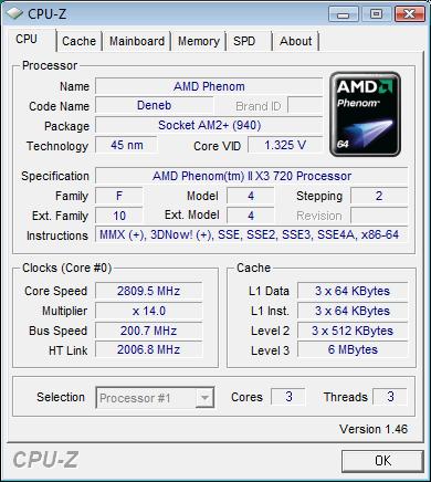 ASUS M4A78T-E штатная частота