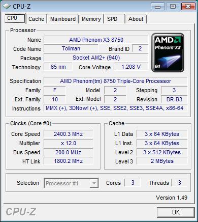 ASRock K10N780SLIX3-WiFi штатная частота