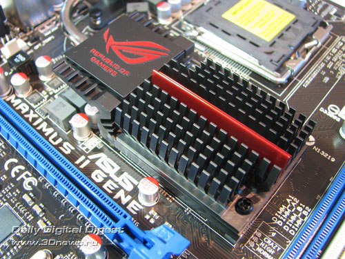  ASUS Maximus II Gene радиатор северного моста 