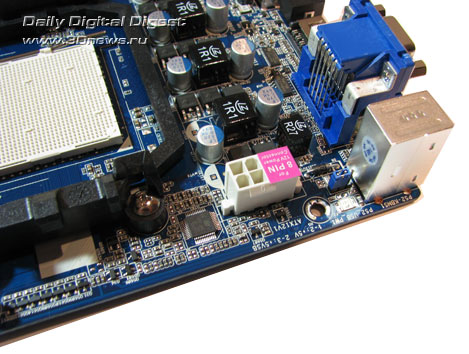  ASRock A780GXH/128M доп. разъем питания 