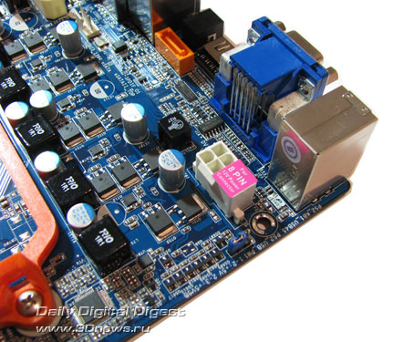  ASRock M3A780GXH/128M доп. разъем питания 