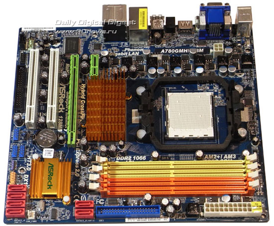  ASRock A780GMH/128M плата 