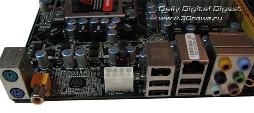  Manli X58SLI-A-E  задняя панель 