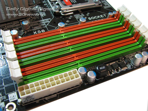  Manli X58SLI-A-E  DIMMs 