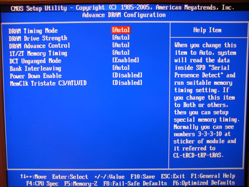  MSI 785GM-E51 настройки памяти 2 