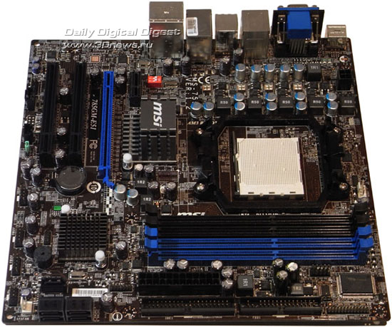  MSI 785GM-E51 плата 