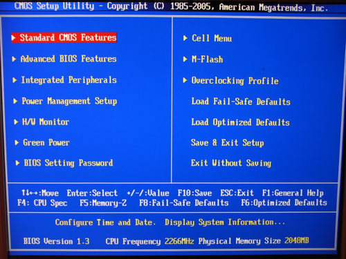 MSI P55-GD65 BIOS