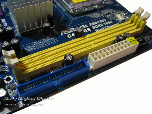  ASRock G41M-GS слоты памяти 