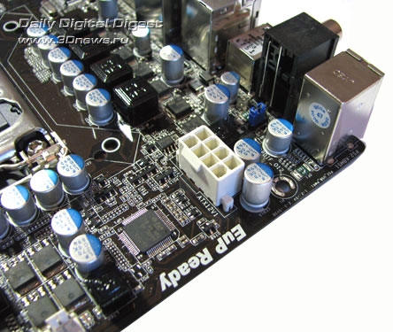  ASRock P55M Pro разъем питания 