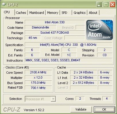 Manli ION-ITX-WiFi разгон 2