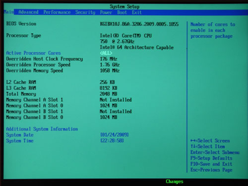Intel DP55KG BIOS