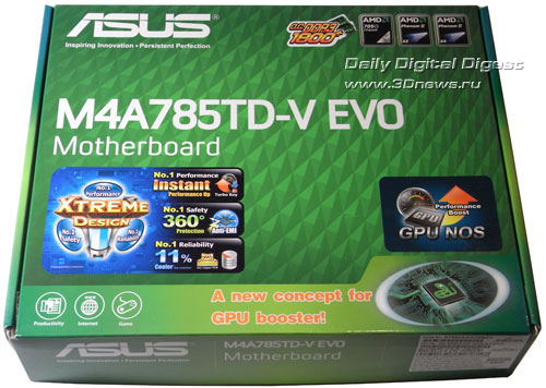 ASUS M4A785TD-V EVO коробка 