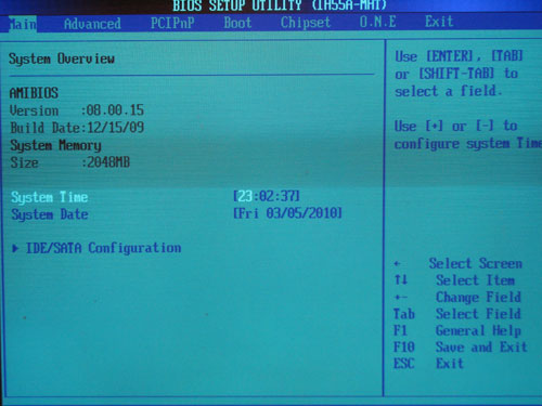 Biostar TH55XE BIOS