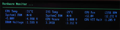 Biostar TH55XE системный мониторинг 3