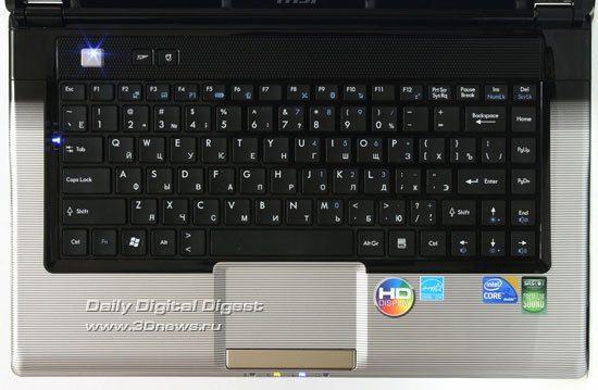  MSI CX420. Клавиатура 