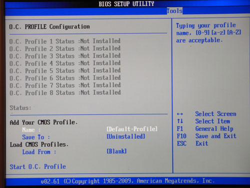  ASUS P7H55-M Pro Profiles 