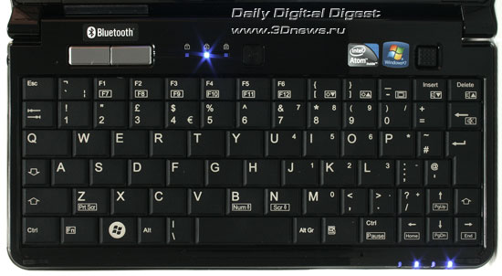  Fujitsu LifeBook UH900. Клавиатура 