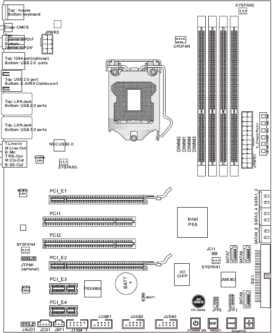  MSI P55-GD85 схема 