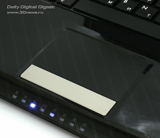  MSI CX623 / MSI CR630. Сенсорная панель и индикаторы состояния 