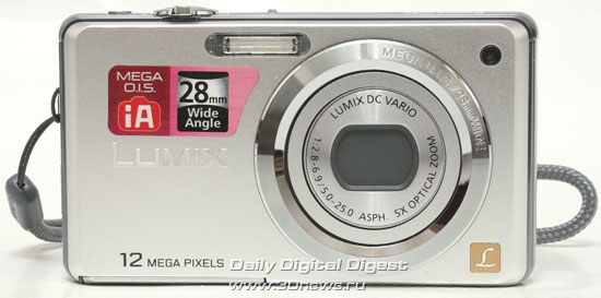  Panasonic LUMIX DMC-FS10. Вид спереди 