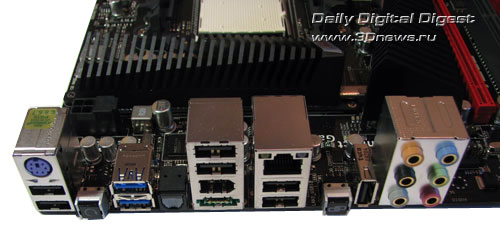  ASUS Crosshair IV задняя панель 