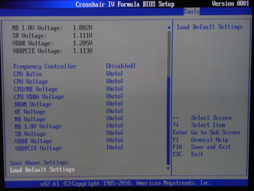  ASUS Crosshair IV BIOS Go Button BIOS2 