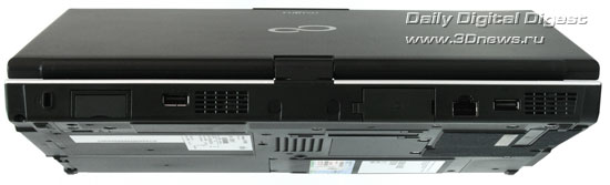  Fujitsu Lifebook T900. Вид сзади 