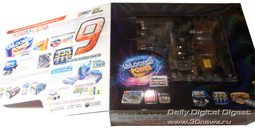  Gigabyte X58A-UD9 упаковка 2 