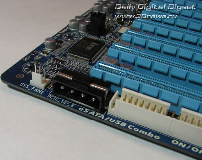  Gigabyte X58A-UD9 разъем питания 3 