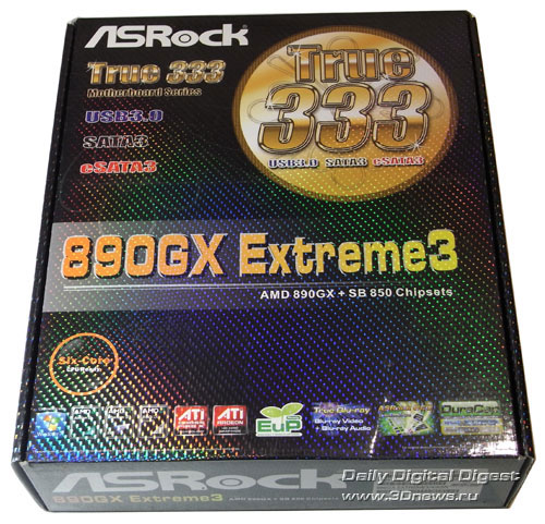  ASRock 890GX Extreme3 коробка 