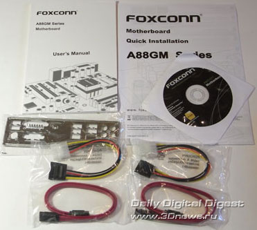  Foxconn A88GM Deluxe комплектация 