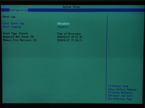 Intel DH57JG Log