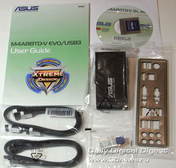 ASUS M4A88TD-V EVO/USB3 комплектация 