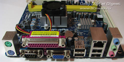  ASRock AD510PV задняя панель 