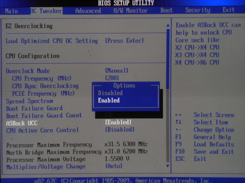  ASRock 890FX Deluxe4 BIOS CoreUnlocker 