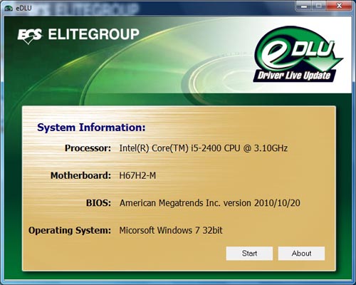  ECS H67H2-M eDLU 
