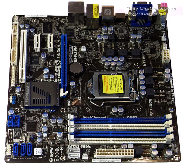  ASRock H67M-GE плата 