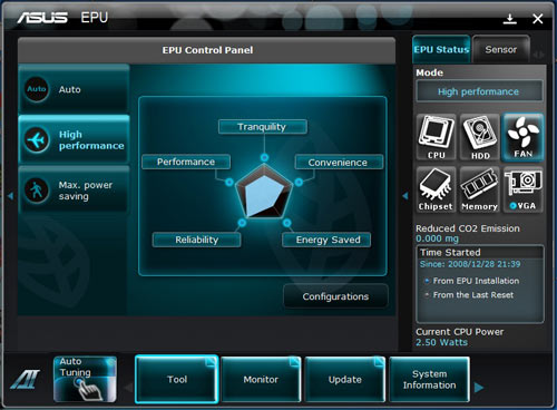 ASUS P8P67-M Pro EPU