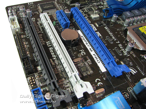 ASUS P8P67-M Pro слоты