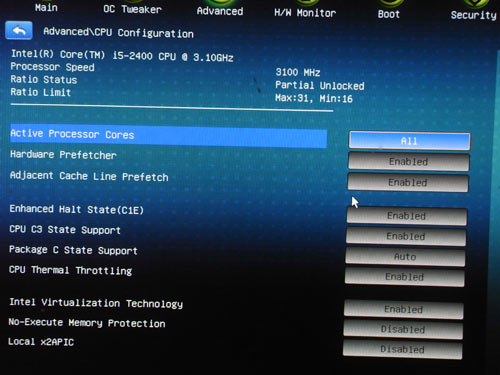  ASRock P67 Extreme4 CPU 1 