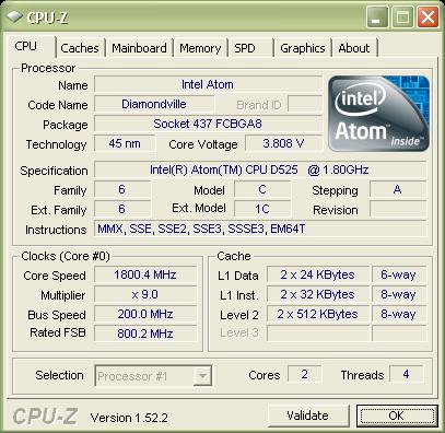 Foxconn D52S штатная частота