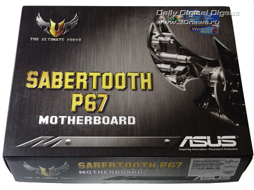  ASUS Sabertooth P67  упаковка 