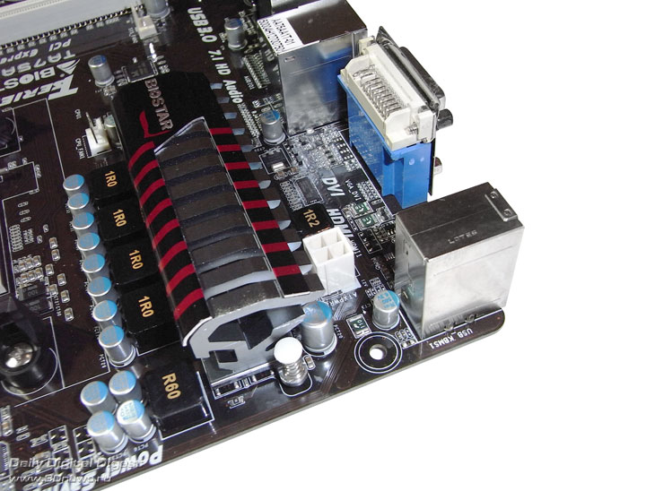  Biostar TA75A+ разъем питания 
