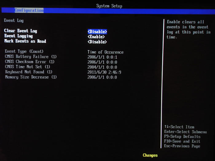 Intel DX58SO LOG