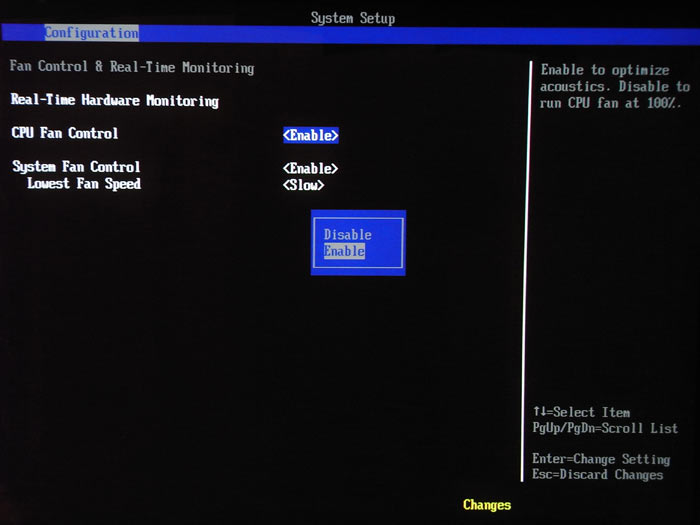 Intel DX58SO системный мониторинг 2