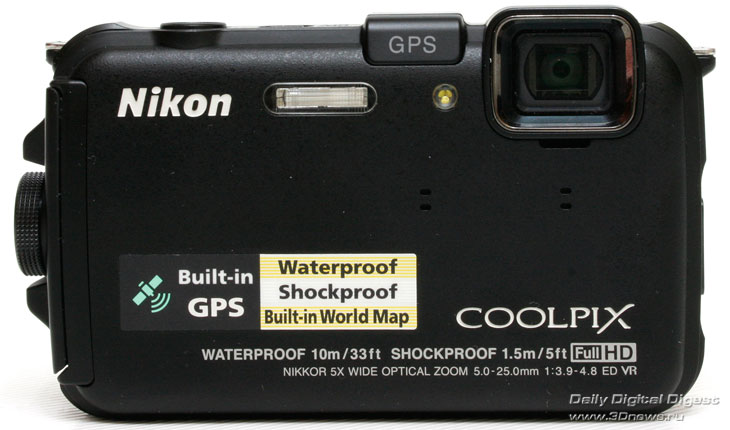  Nikon Coolpix AW100 Вид спереди 