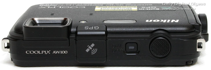  Nikon Coolpix AW100 Вид сверху 